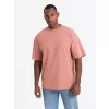 Pánské triko OMBRE OM-TSBC-0234 PINK