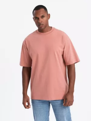 Pánské triko OMBRE OM-TSBC-0234 PINK