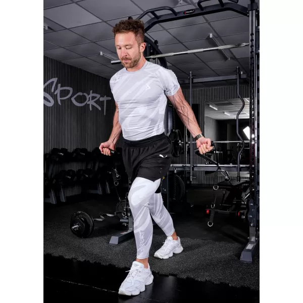  Pánské funkční kompresní triko s krátkým rukávem premium ALTISPORT VOJ/ALM072TR04 GRAY 
