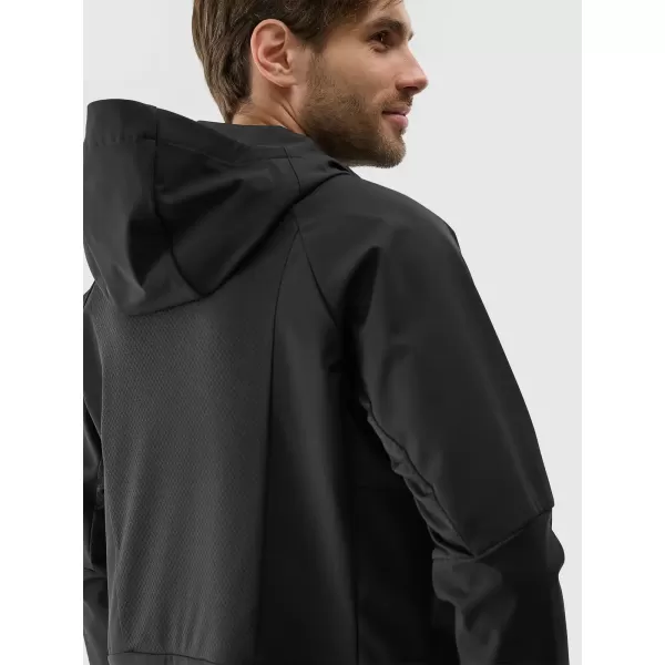  Pánská softshellová bunda 4F 4FWSS25TSOFM313 DEEP BLACK 