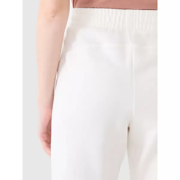  Dámské tepláky 4F 4FWSS25TTROF1013 OFF WHITE 