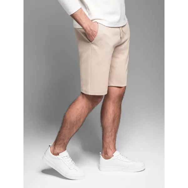  Pánské kraťasy OMBRE OM-SRCS-0168 BEIGE 