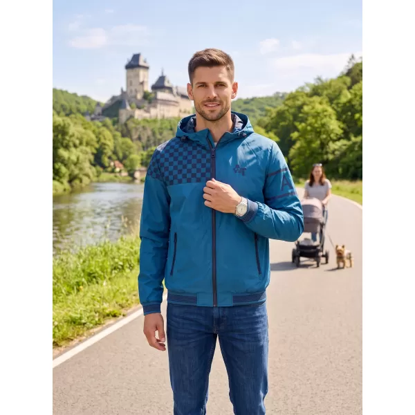  Pánská bunda ALTISPORT EGBERT PETROLEJOVÁ 