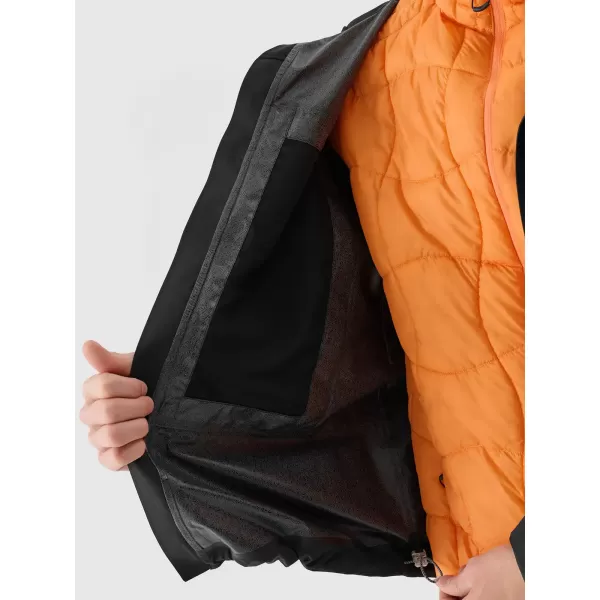  Pánská bunda 4F 4FWSS25TTJAM0750 DEEP BLACK 