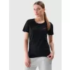 Dámské triko 4F 4FWMM00TTSHF2356 DEEP BLACK