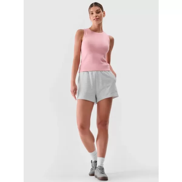  Dámské kraťasy 4F 4FWMM00TSHOF542 COLD LIGHT GREY MELANGE 