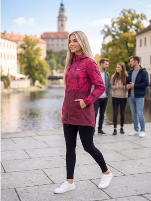 Dámský kabát ALTISPORT ELANI VÍNOVÁ