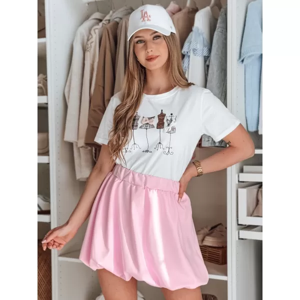  Dámská sukně DSTREET RŮŽOVÁ 