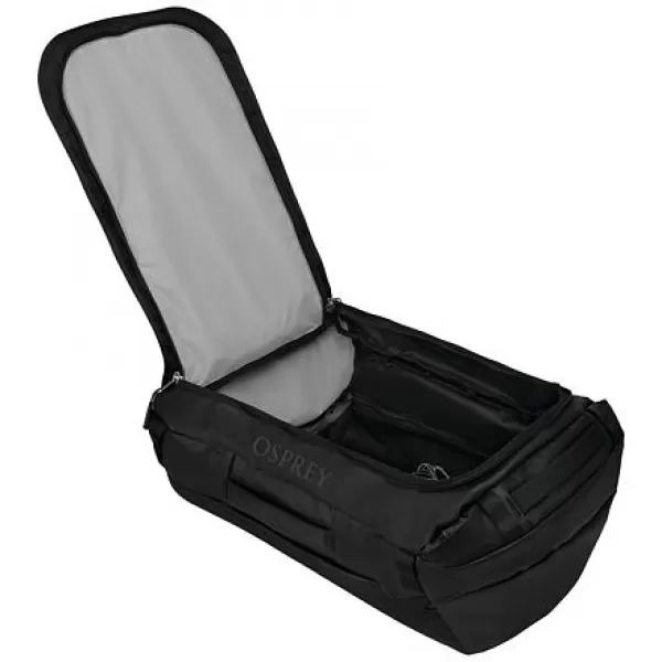  Taška OSPREY TRANSPORTER 65 RAVEN BLACK/BLACK 