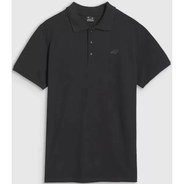  Pánské triko 4F 4FWMM00TPTSM366 DEEP BLACK 
