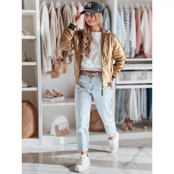  Dámská bunda DSTREET GLAMCIX BÉŽOVÁ 