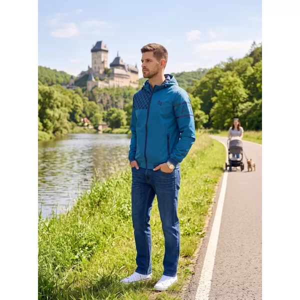  Pánská bunda ALTISPORT EGBERT PETROLEJOVÁ 