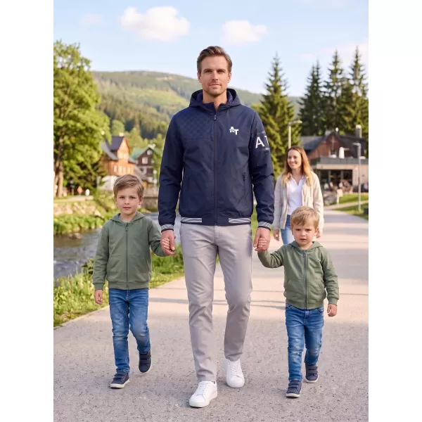  Pánská bunda ALTISPORT EGBERT TMAVĚ MODRÁ 