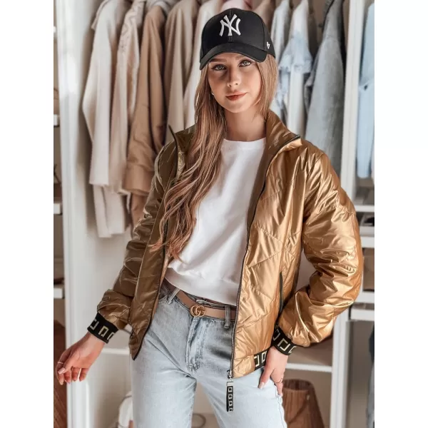  Dámská bunda DSTREET GLAMCIX BÉŽOVÁ 