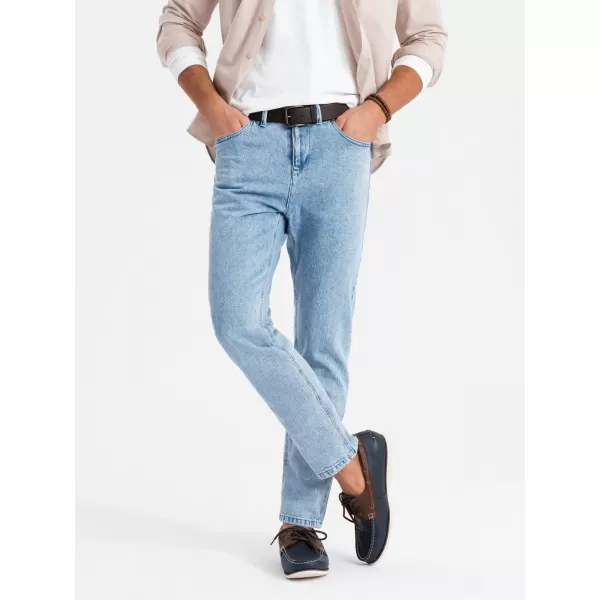  Pánské džíny OMBRE OM-PADP-0225 LIGHT BLUE 