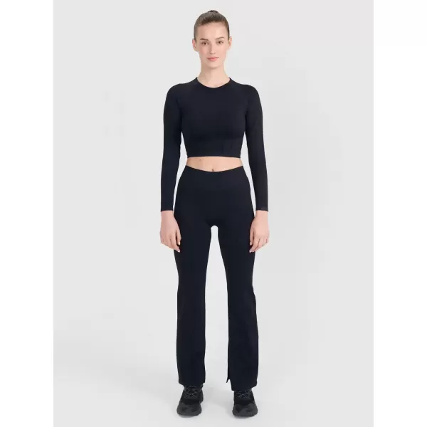  Dámské kalhoty 4F 4FRSS25TFTRF1031 DEEP BLACK 