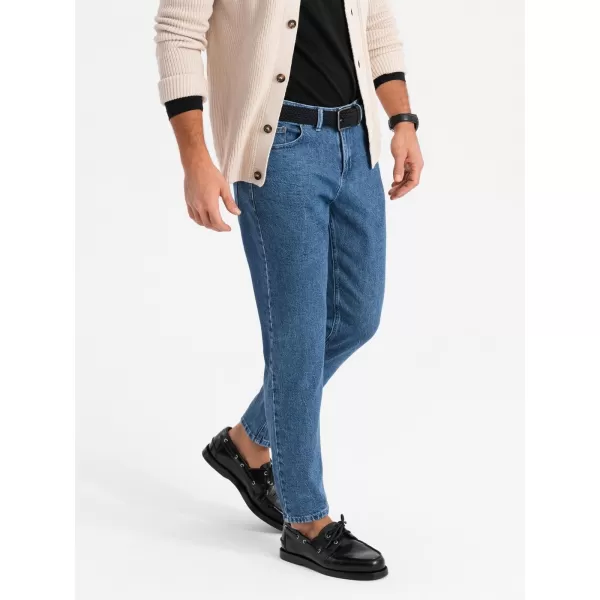  Pánské džíny OMBRE OM-PADP-0225 DARK BLUE 