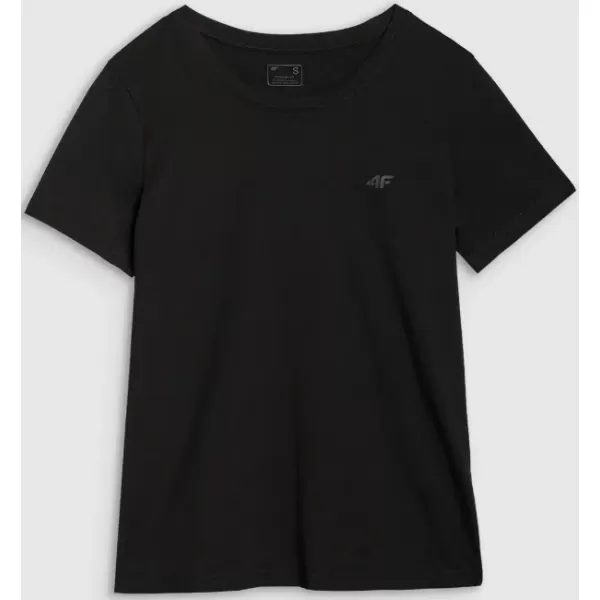  Dámské triko 4F 4FWMM00TTSHF2356 DEEP BLACK 