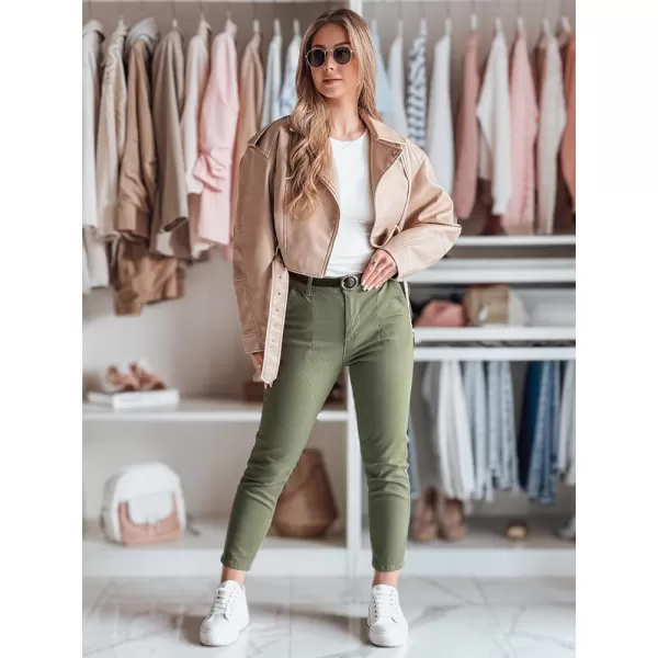  Dámské kalhoty DSTREET KHAKI 