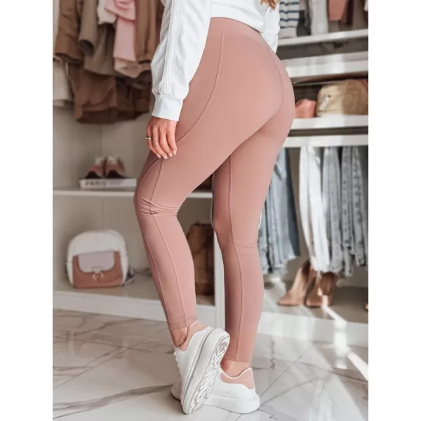  Dámské legíny DSTREET ČERVENÁ 
