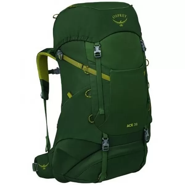  Dětský batoh OSPREY ACE 38 GREEN CANOPY/MATCHA GREEN 