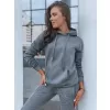 Dámská mikina DSTREET BASIC TMAVĚ ŠEDÁ