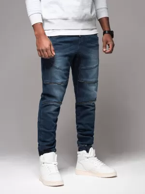 Pánské kalhoty OMBRE OM-PADJ-0243 DARK BLUE