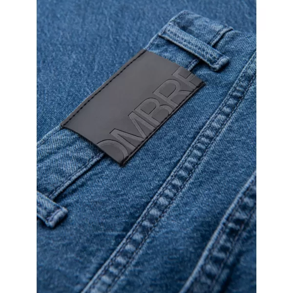  Pánské džíny OMBRE OM-PADP-0225 DARK BLUE 
