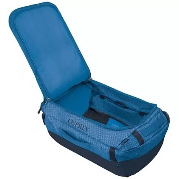  Taška OSPREY TRANSPORTER 65 BLUE FLAME/SCORIA BLUE 