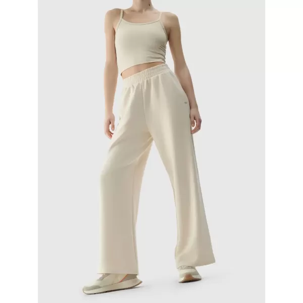  Dámské kalhoty 4F 4FWSS25TTROF1011 BEIGE 