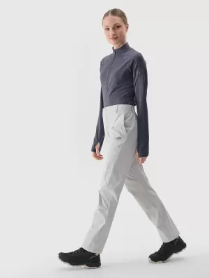 Dámské kalhoty 4F 4FWSS25TFTRF0796 COLD LIGHT GREY