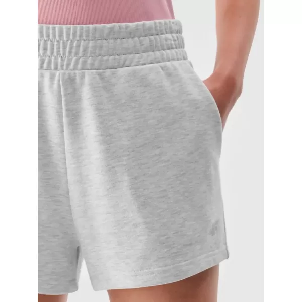 Dámské kraťasy 4F 4FWMM00TSHOF542 COLD LIGHT GREY MELANGE 