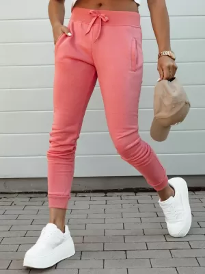 Dámské tepláky DSTREET FITS ČERVENÁ