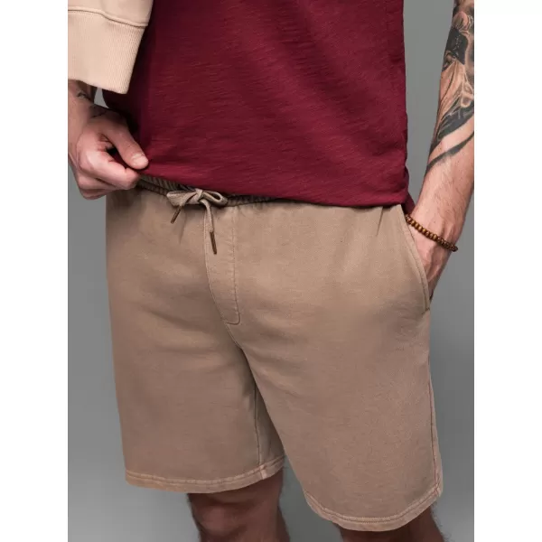  Pánské kraťasy OMBRE OM-SRWS-0122 LIGHT BROWN 
