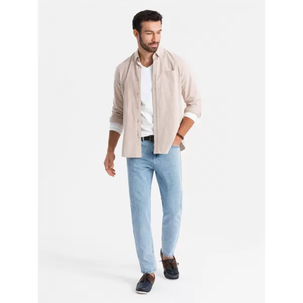  Pánské džíny OMBRE OM-PADP-0225 LIGHT BLUE 