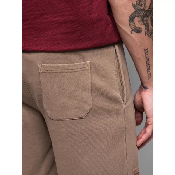  Pánské kraťasy OMBRE OM-SRWS-0122 LIGHT BROWN 