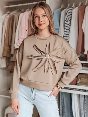 Dámská mikina DSTREET PETITKA BÉŽOVÁ