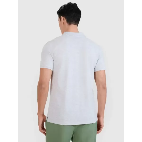  Pánské triko 4F 4FWMM00TPTSM366 COLD LIGHT GREY MELANGE 
