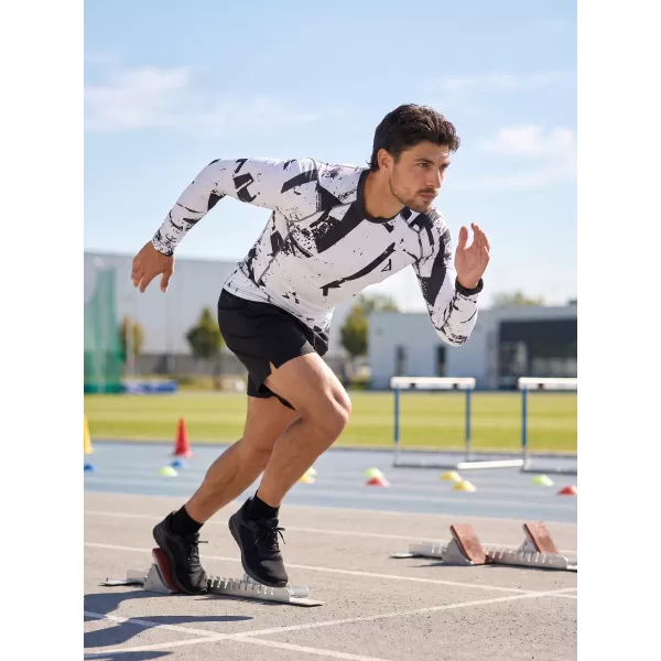  Pánské funkční kompresní tričko s dlouhým rukávem premium ALTISPORT VOJ/ALM079TR03 ČERNOŠEDÁ 