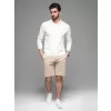 Pánské kraťasy OMBRE OM-SRCS-0168 BEIGE