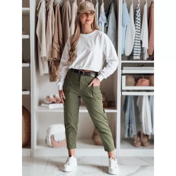 Dámské kalhoty DSTREET CHINOSKA KHAKI 