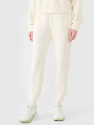 Dámské tepláky 4F 4FWSS25TTROF0996 OFF WHITE