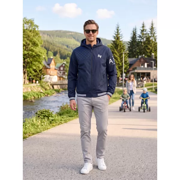  Pánská bunda ALTISPORT EGBERT TMAVĚ MODRÁ 
