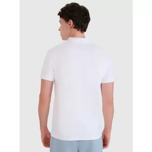  Pánské triko 4F 4FWMM00TPTSM366 WHITE 