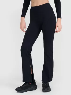 Dámské kalhoty 4F 4FRSS25TFTRF1031 DEEP BLACK