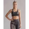Dámská sportovní podprsenka premium ALTISPORT VOJ/ALW080POD01 HNĚDÁ
