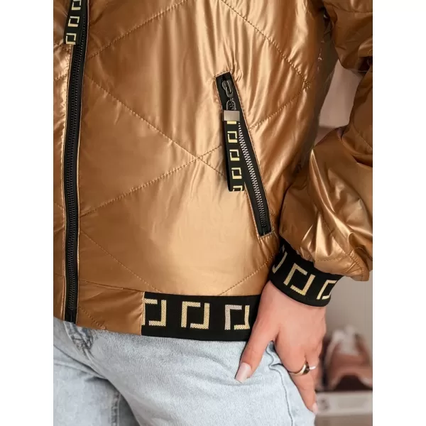  Dámská bunda DSTREET GLAMCIX BÉŽOVÁ 