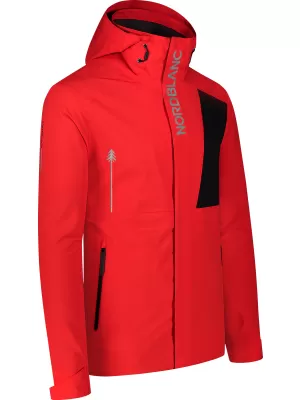 Pánská outdoorová bunda NORDBLANC BERNARD NBSJM8184 ČERVENÁ