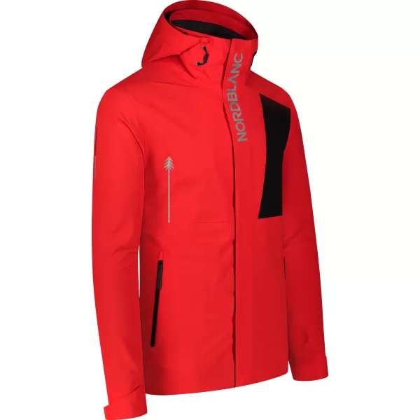  Pánská outdoorová bunda NORDBLANC BERNARD NBSJM8184 ČERVENÁ 
