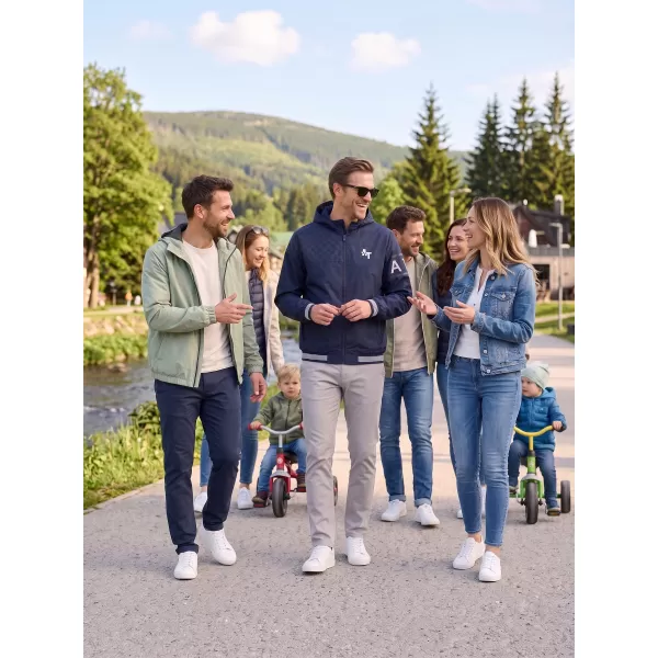  Pánská bunda ALTISPORT EGBERT TMAVĚ MODRÁ 